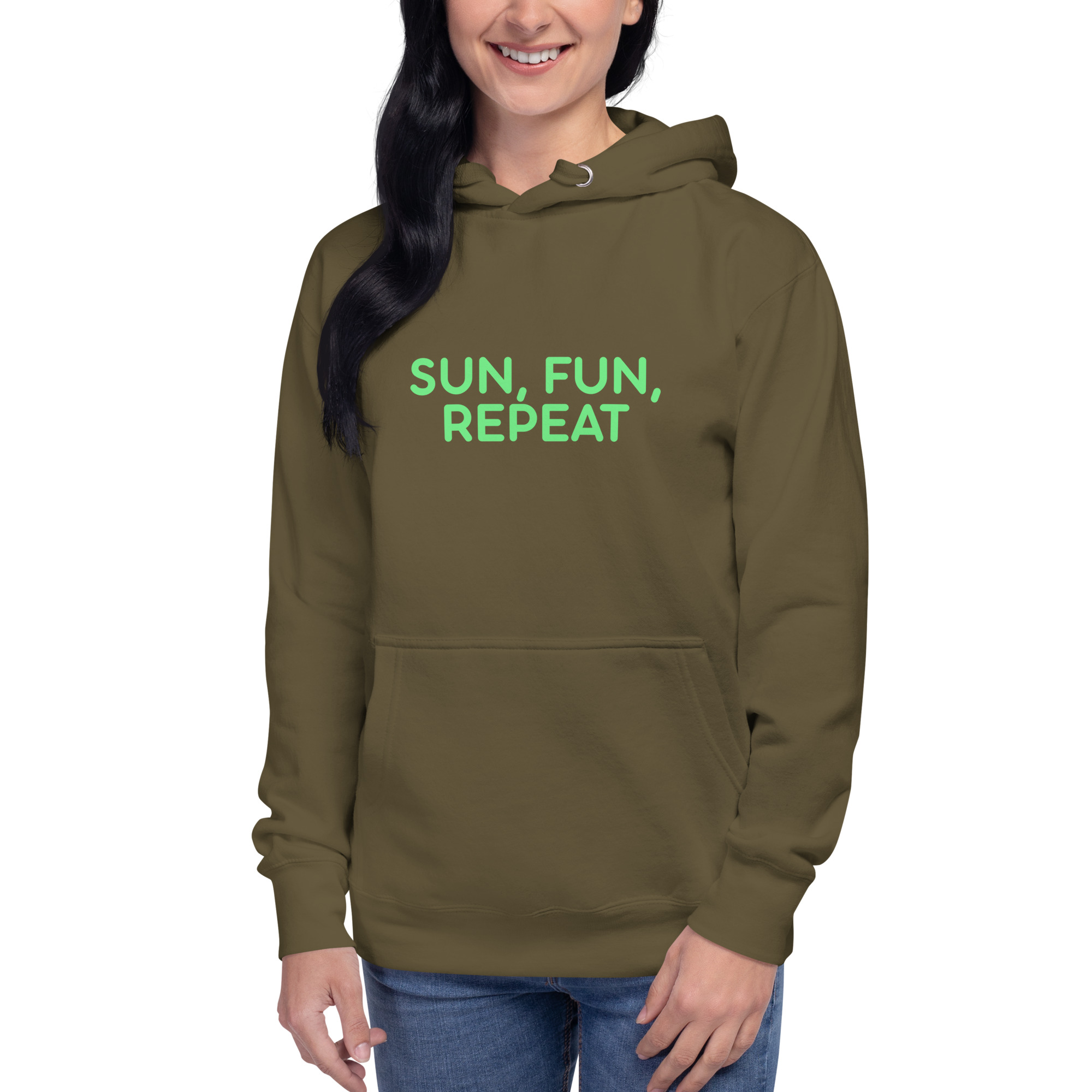 Unisex Hoodie "SUN, FUN, REPEAT" - Image 32