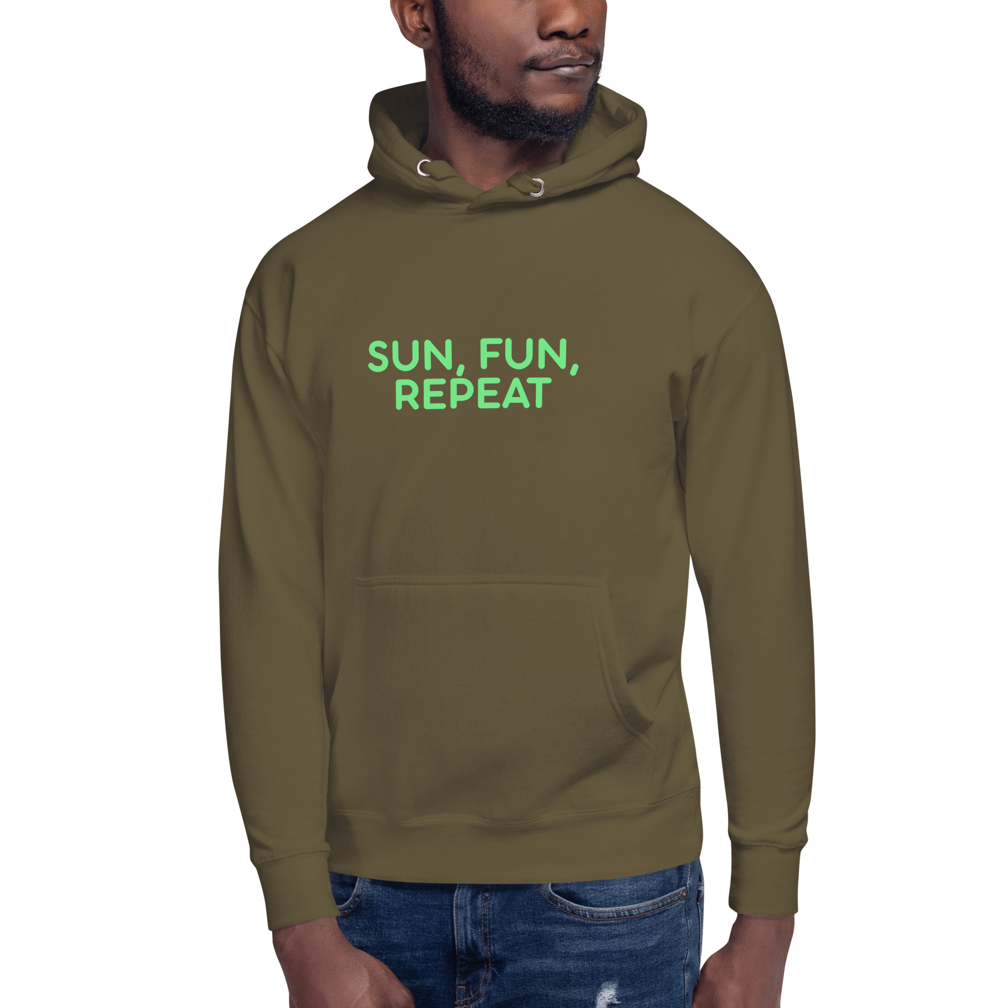 Unisex Hoodie "SUN, FUN, REPEAT" - Image 20