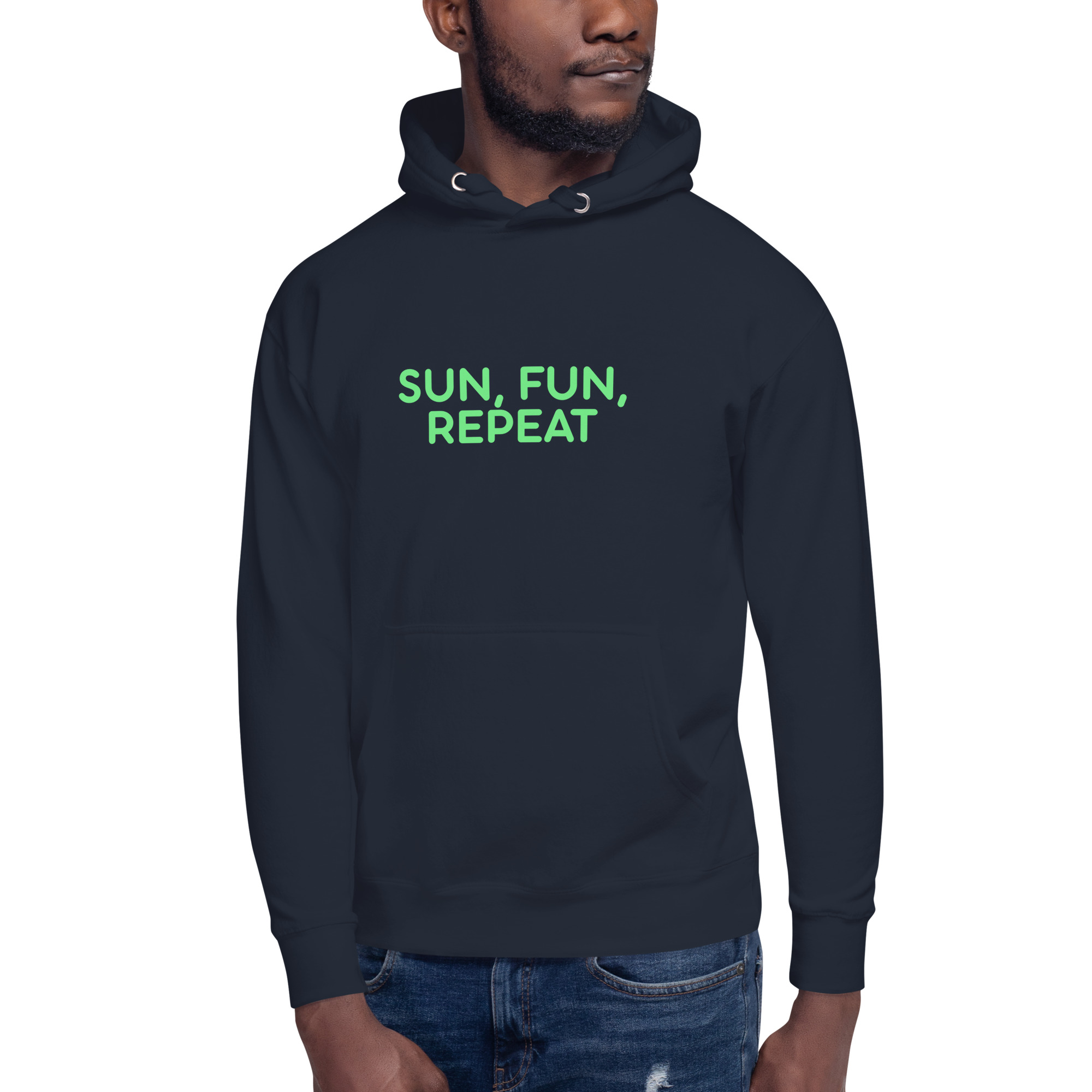 Unisex Hoodie "SUN, FUN, REPEAT" - Image 14