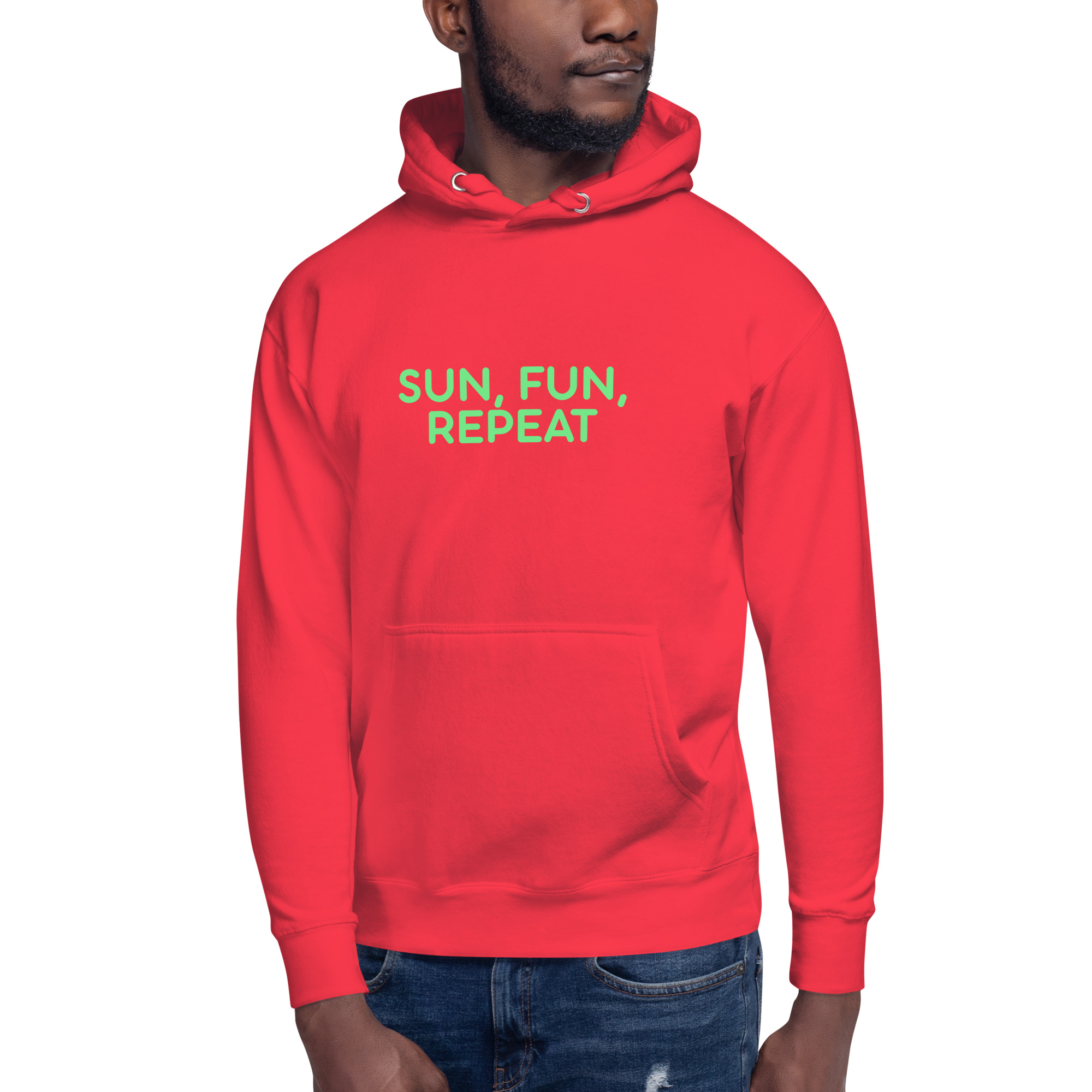 Unisex Hoodie "SUN, FUN, REPEAT" - Image 21