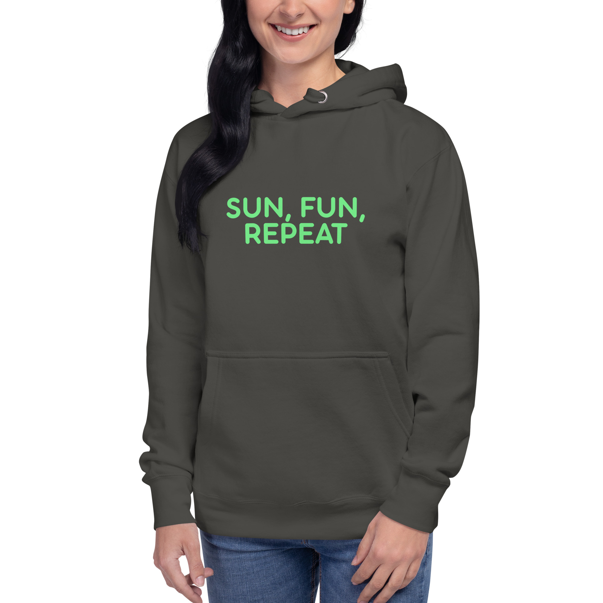 Unisex Hoodie "SUN, FUN, REPEAT" - Image 29