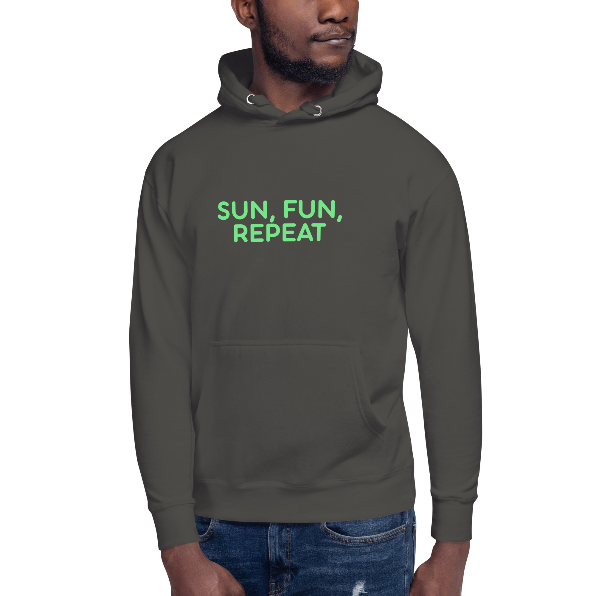 Unisex Hoodie "SUN, FUN, REPEAT" - Image 17