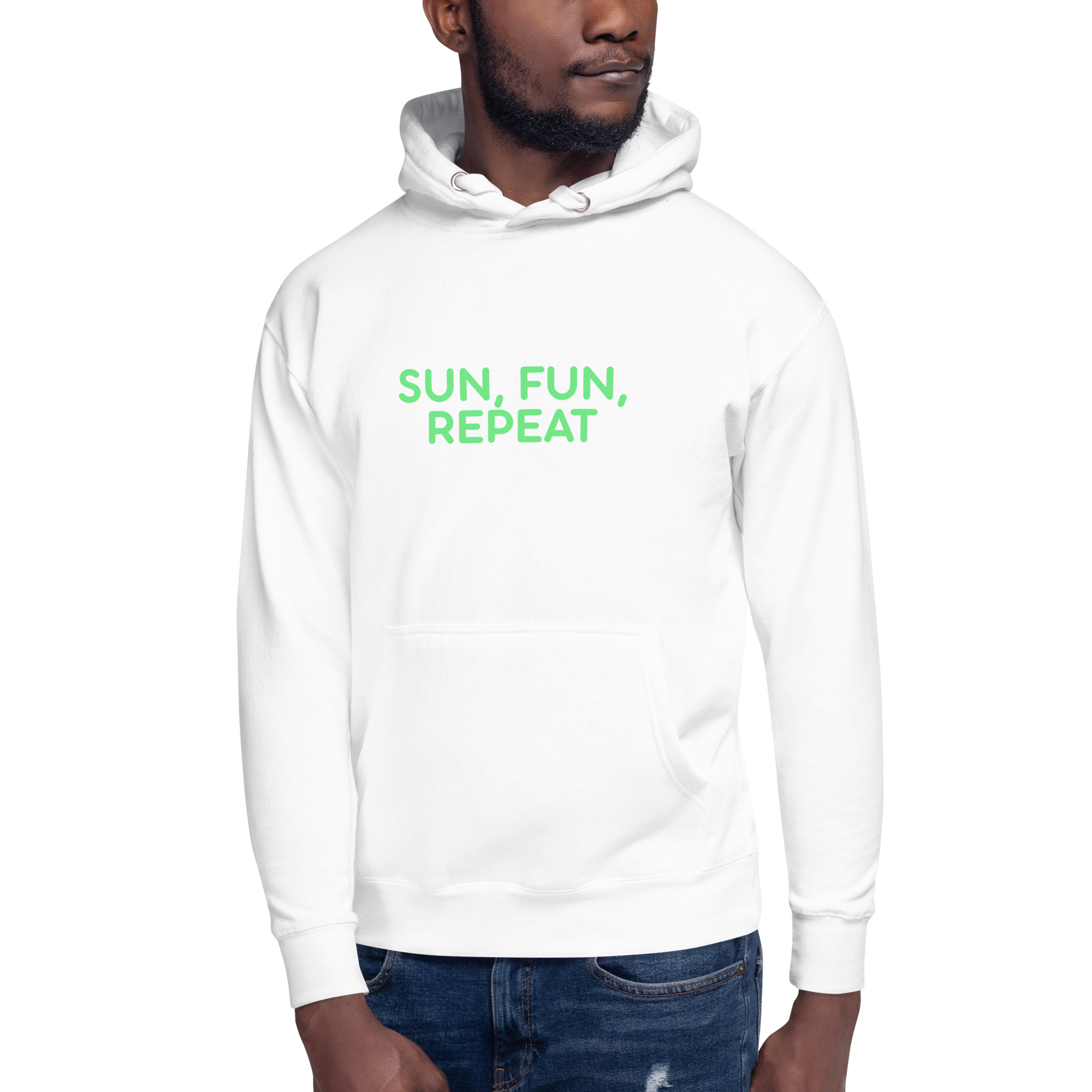 Unisex Hoodie "SUN, FUN, REPEAT" - Image 24
