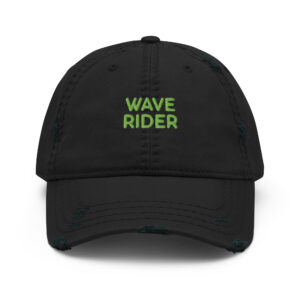 Distressed Dad Hat "WAVE RIDER"