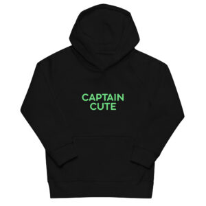 Kids eco hoodie "CAPTAIN CUTE"