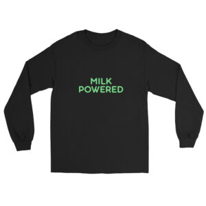 Men’s Long Sleeve Shirt "MILK POWERED"