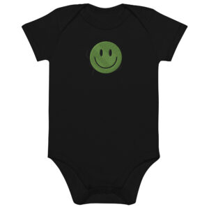 Alternative view of Organic cotton baby bodysuit "Happy Vibe"