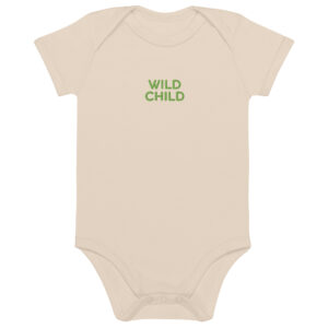 Alternative view of Organic cotton baby bodysuit "WILD CHILD"
