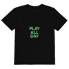 Organic cotton kids t-shirt "PLAY ALL DAY"