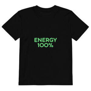 Organic cotton kids t-shirt "ENERGY 100%"
