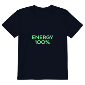 Alternative view of Organic cotton kids t-shirt "ENERGY 100%"