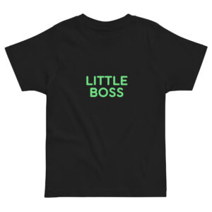 Toddler jersey t-shirt "LITTLE BOSS"