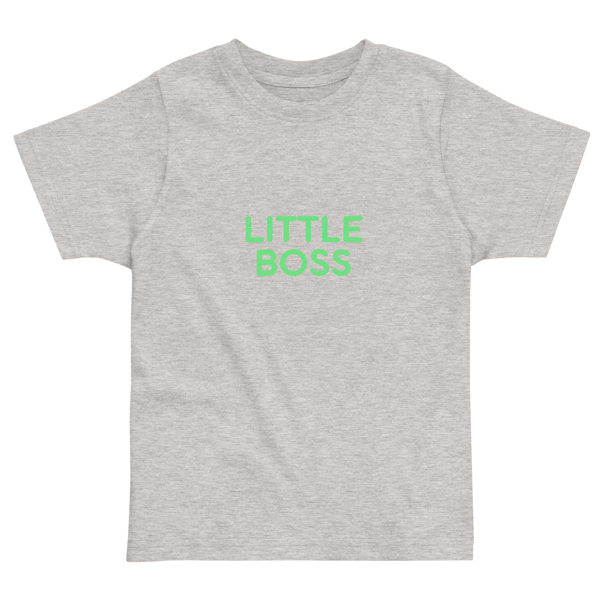 Toddler jersey t-shirt "LITTLE BOSS" - Image 4