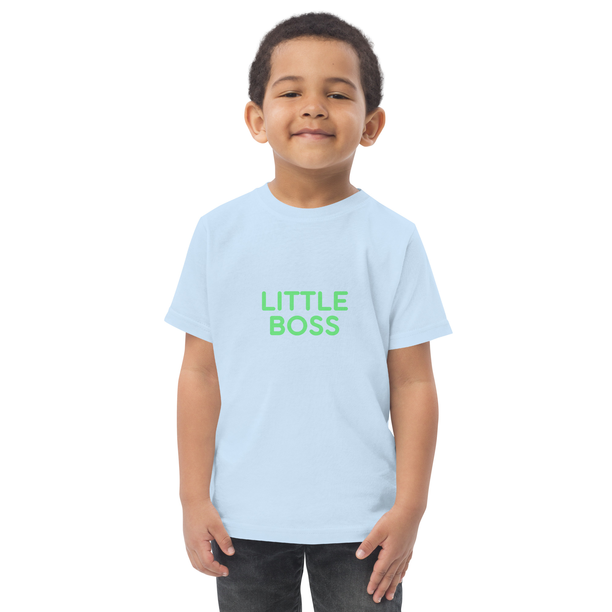 Toddler jersey t-shirt "LITTLE BOSS" - Image 11