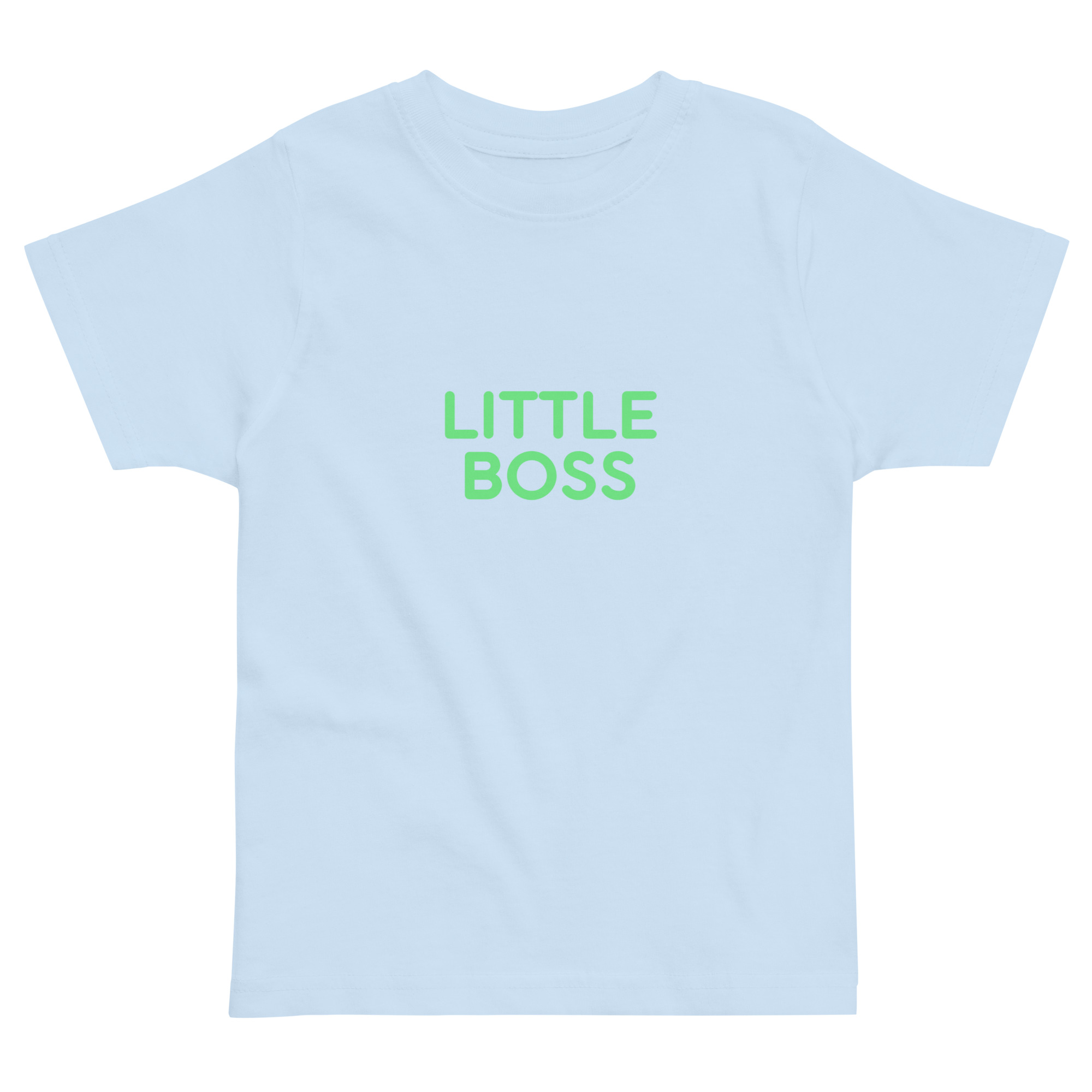 Toddler jersey t-shirt "LITTLE BOSS" - Image 5