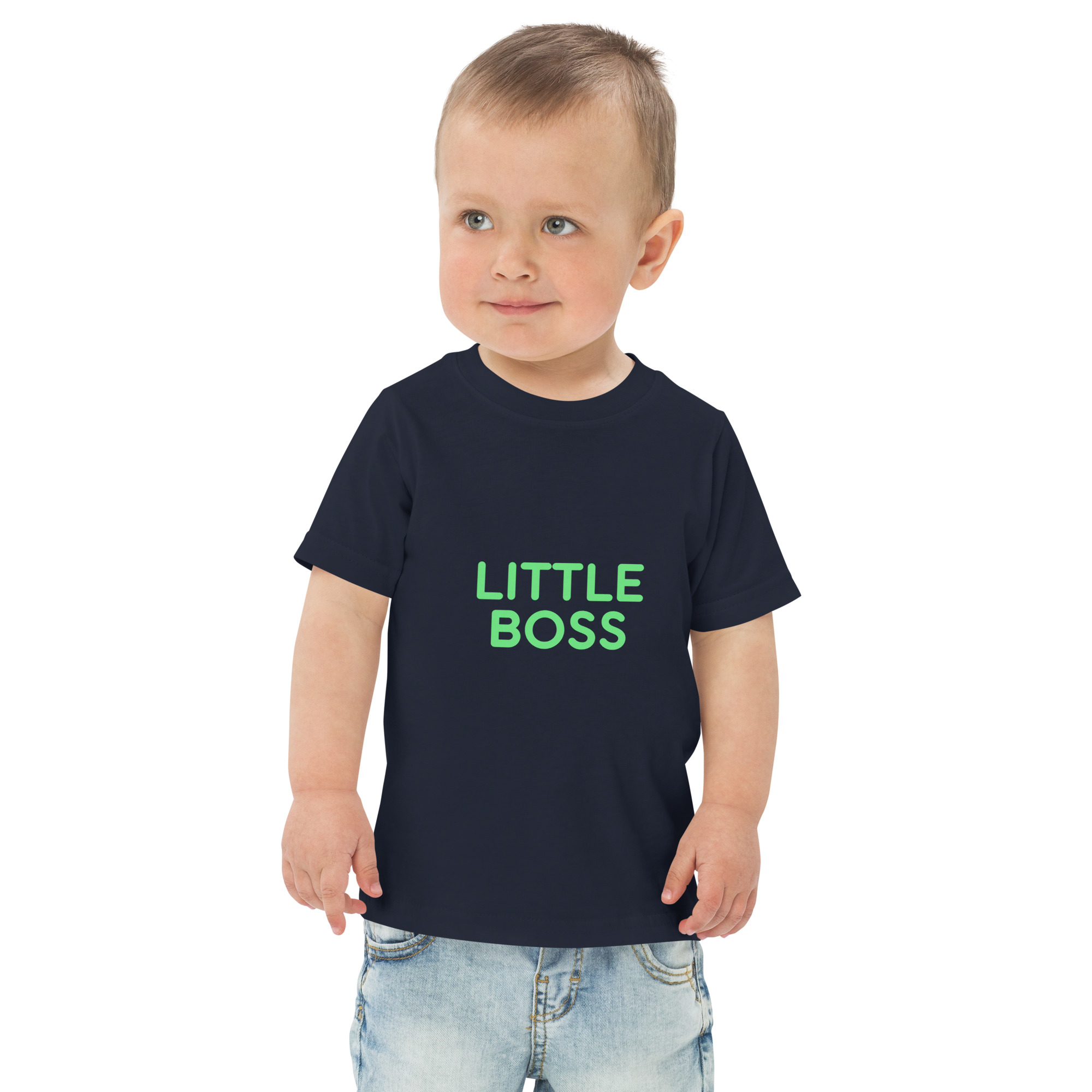 Toddler jersey t-shirt "LITTLE BOSS" - Image 14