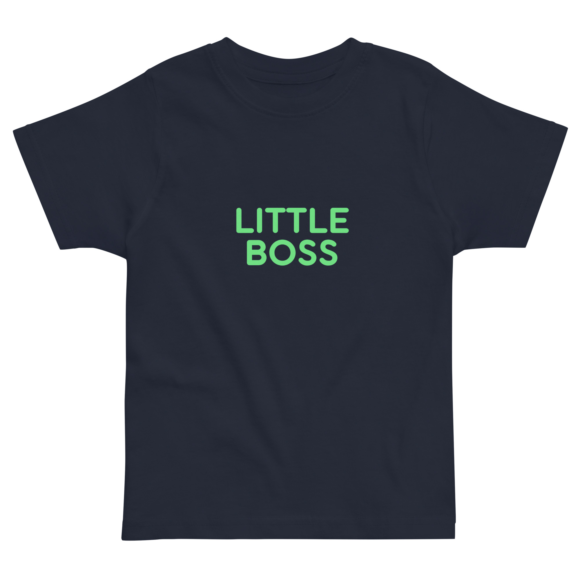 Toddler jersey t-shirt "LITTLE BOSS" - Image 2