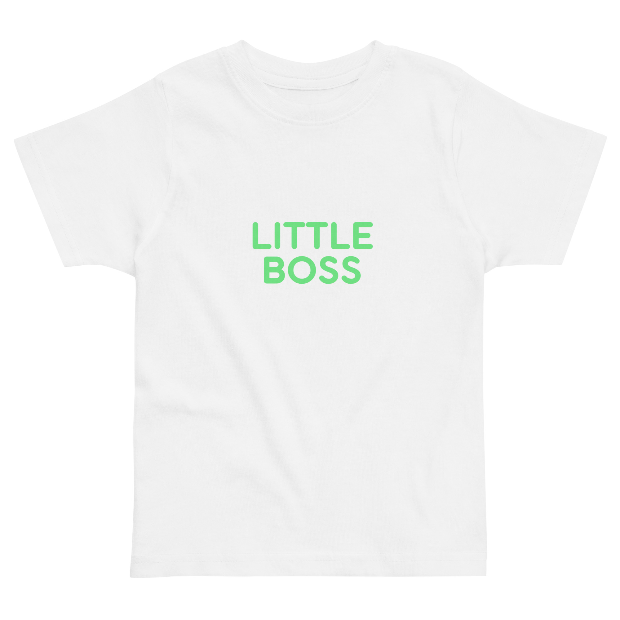 Toddler jersey t-shirt "LITTLE BOSS" - Image 6