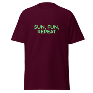 Unisex classic tee "SUN, FUN, REPEAT"