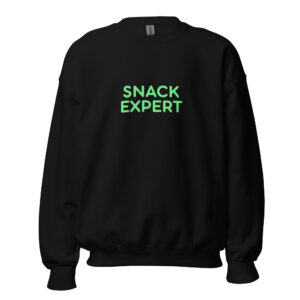 Alternative view of Unisex Sweatshirt "SNACK EXPERT"