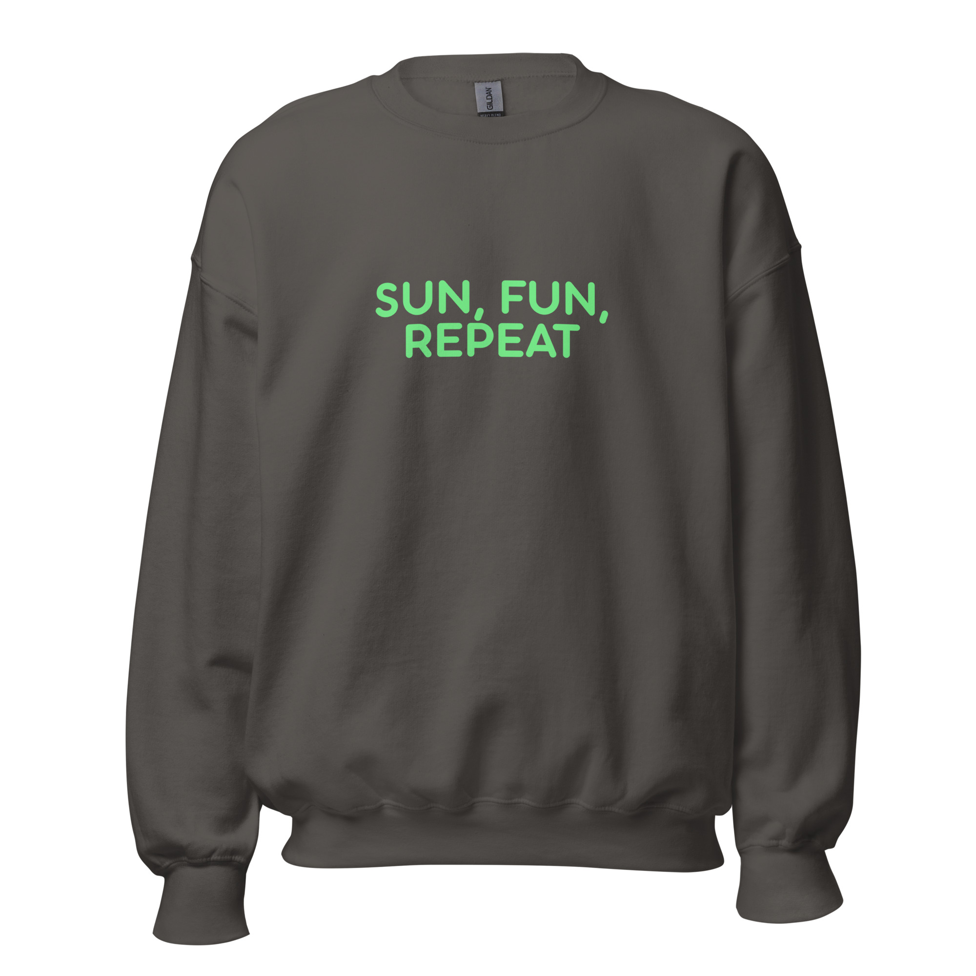 Unisex Sweatshirt "SUN, FUN, REPEAT" - Image 9