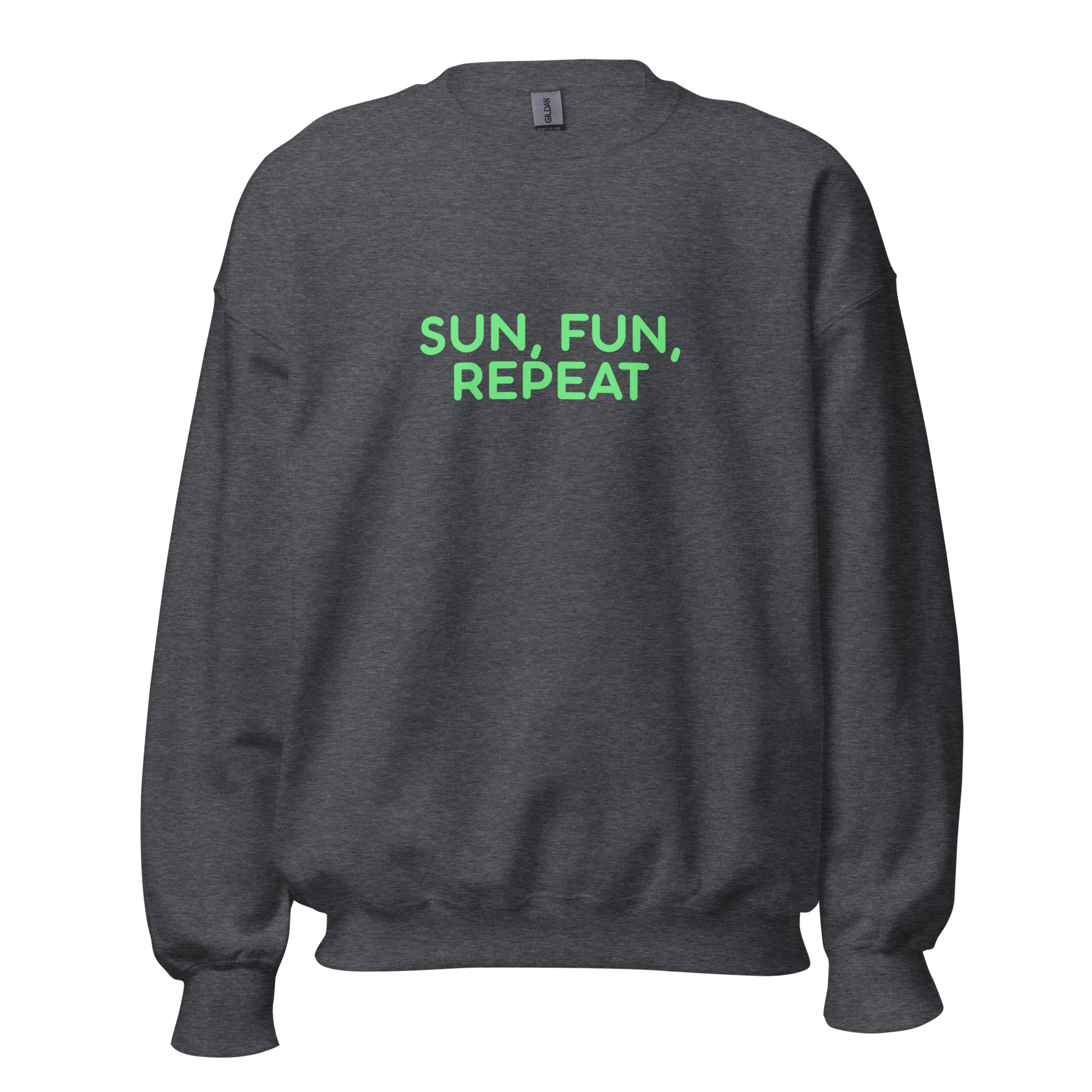 Unisex Sweatshirt "SUN, FUN, REPEAT" - Image 7