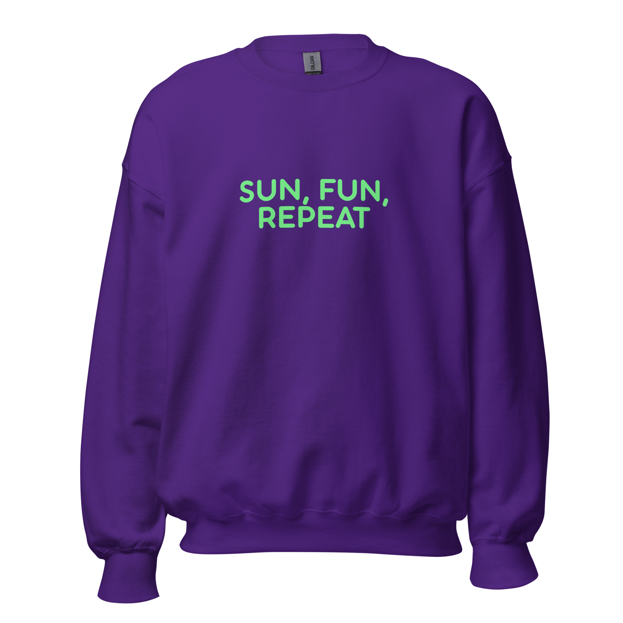 Unisex Sweatshirt "SUN, FUN, REPEAT" - Image 4