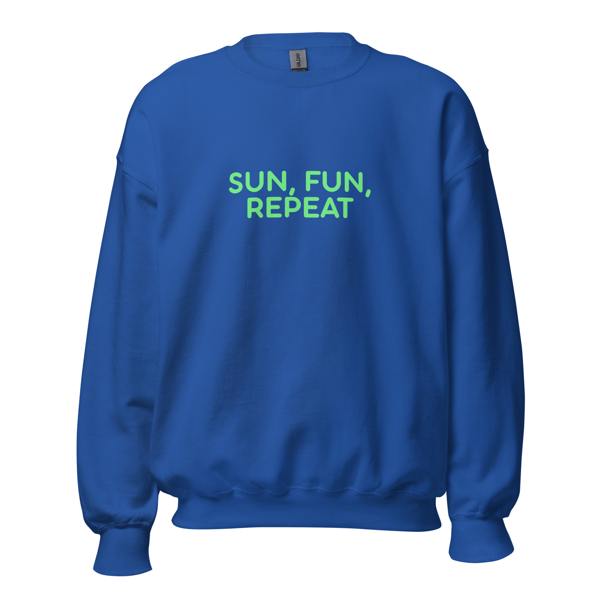 Unisex Sweatshirt "SUN, FUN, REPEAT" - Image 8
