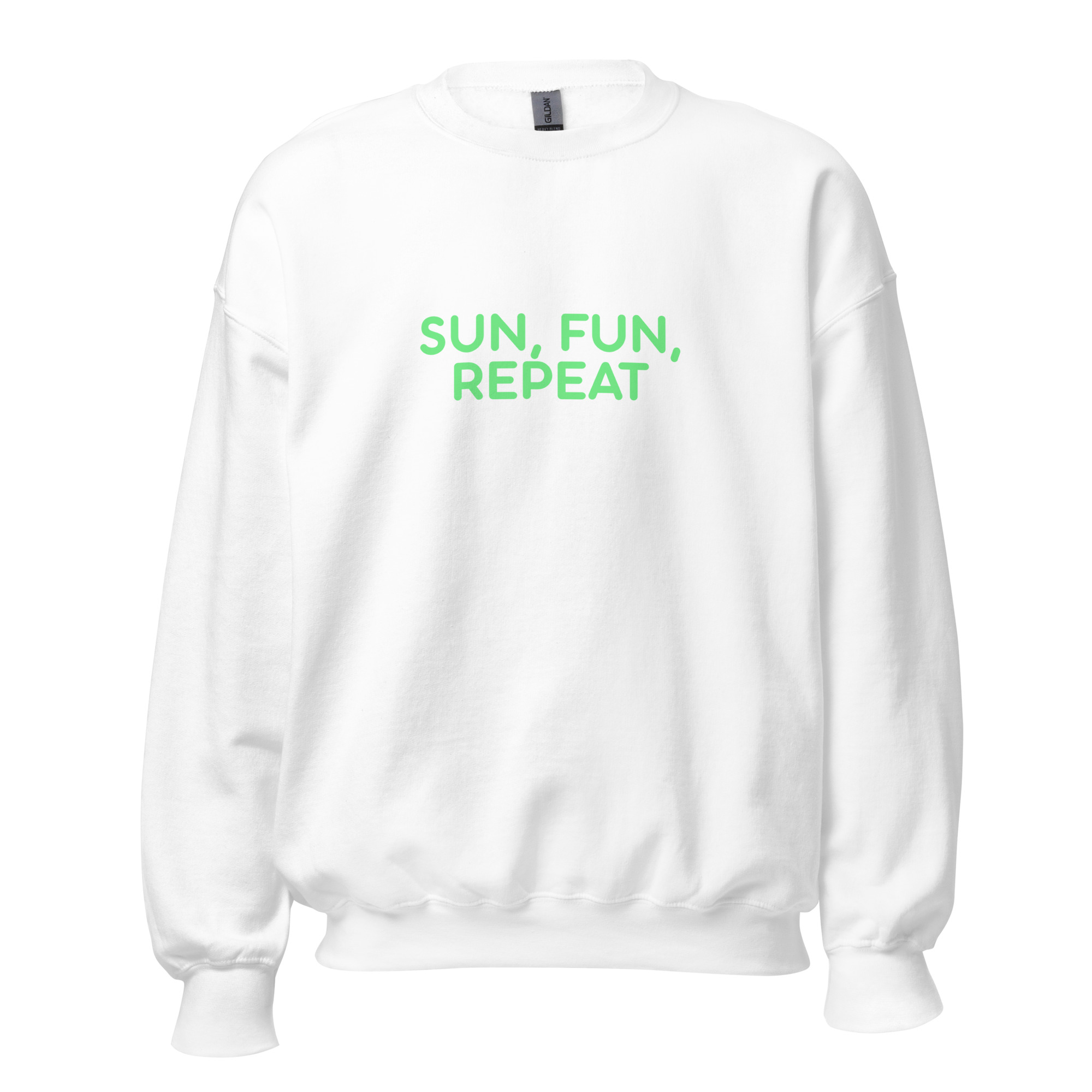 Unisex Sweatshirt "SUN, FUN, REPEAT" - Image 12