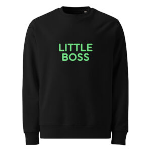 Unisex eco sweatshirt "LITTLE BOSS"