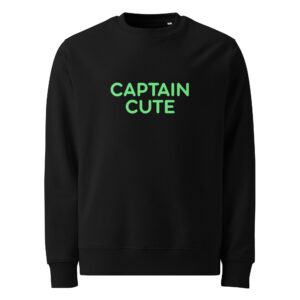 Unisex eco sweatshirt "CAPTAIN CUTE"