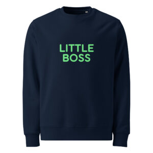 Alternative view of Unisex eco sweatshirt "LITTLE BOSS"