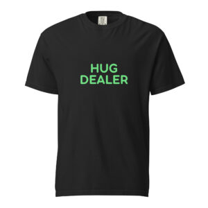 Alternative view of Unisex garment-dyed heavyweight t-shirt "HUG DEALER"