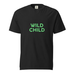 Unisex garment-dyed heavyweight t-shirt "WILD CHILD"