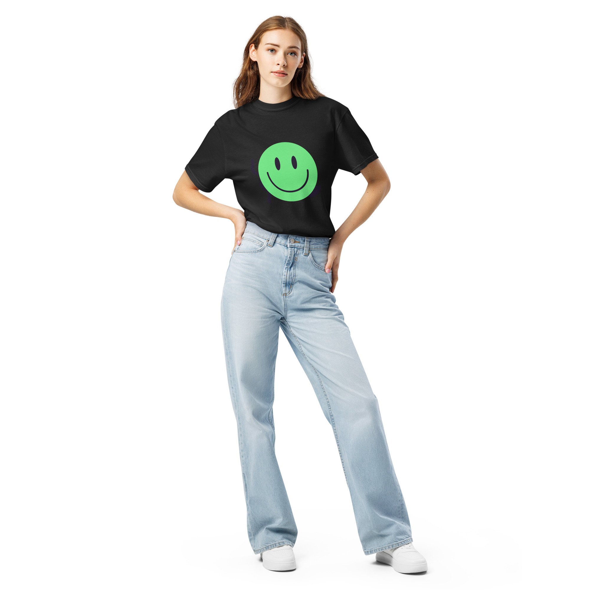 Unisex garment-dyed heavyweight t-shirt "Happy Vibe" - Image 25