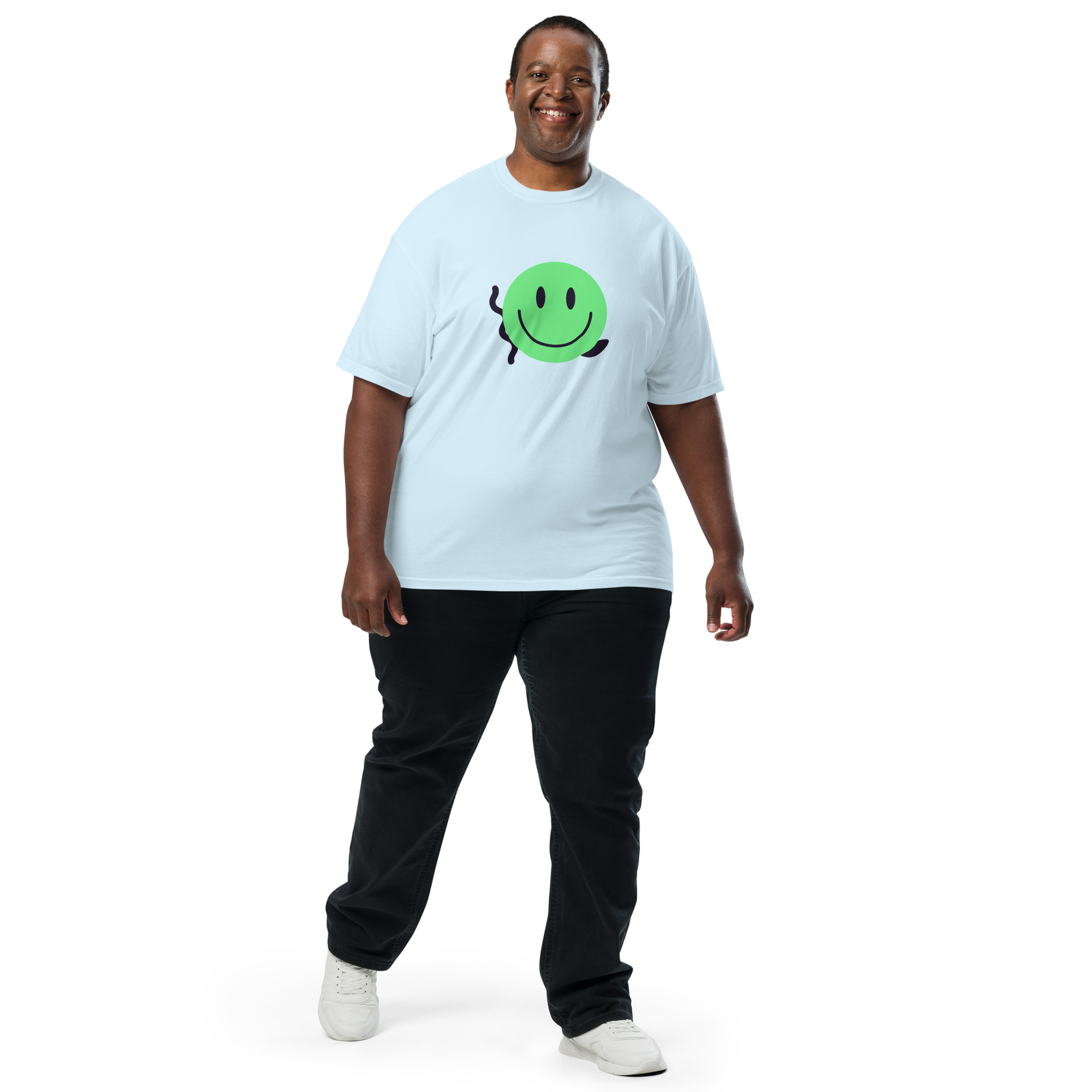 Unisex garment-dyed heavyweight t-shirt "Happy Vibe" - Image 24