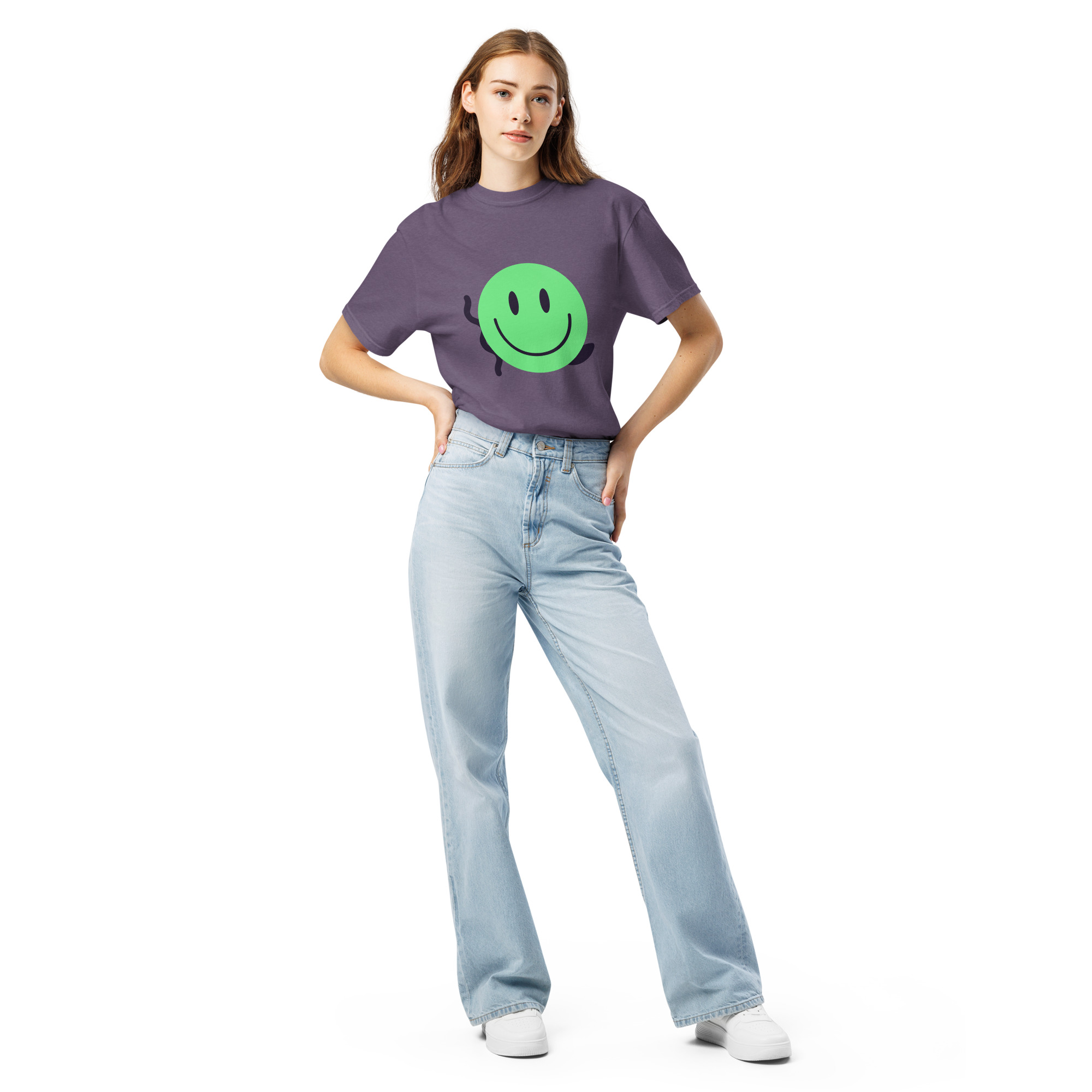 Unisex garment-dyed heavyweight t-shirt "Happy Vibe" - Image 34