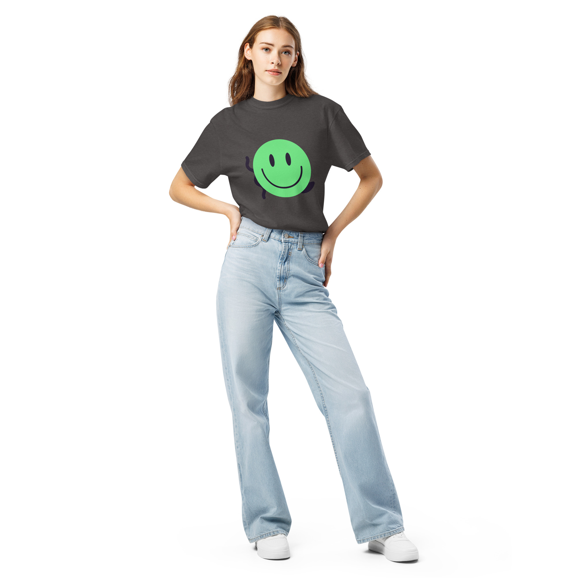 Unisex garment-dyed heavyweight t-shirt "Happy Vibe" - Image 28