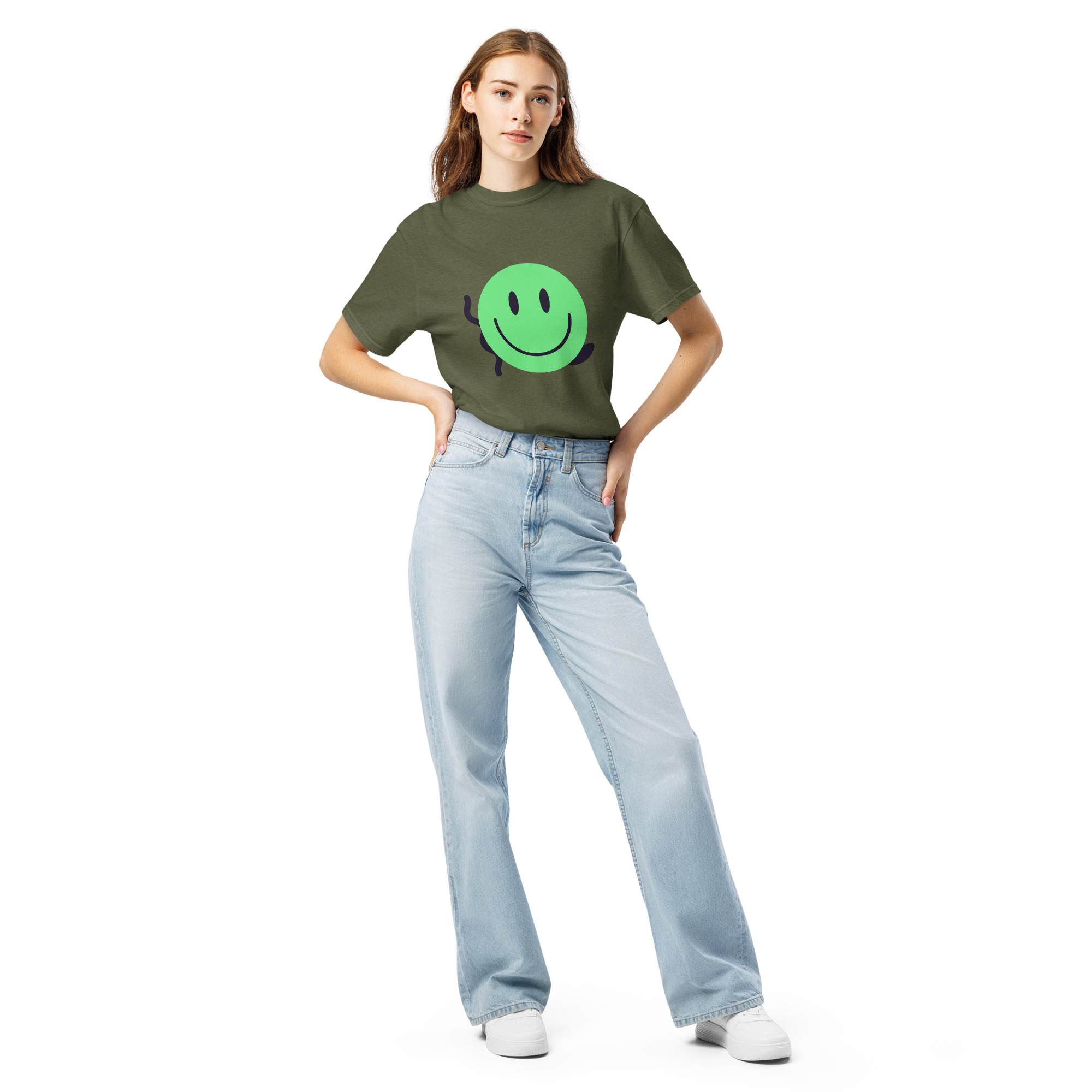 Unisex garment-dyed heavyweight t-shirt "Happy Vibe" - Image 32