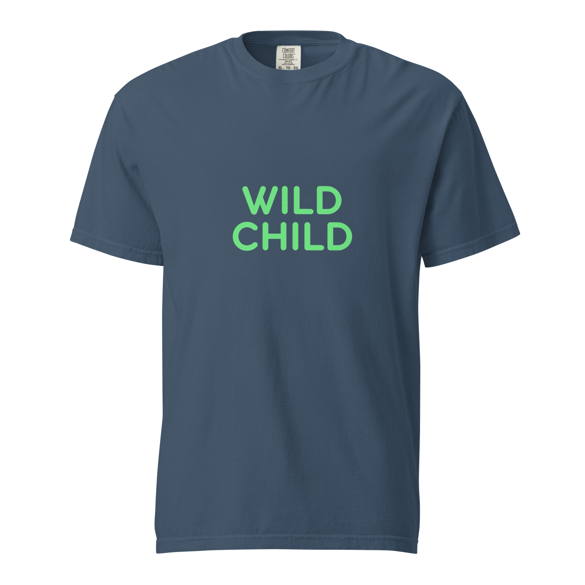 Unisex garment-dyed heavyweight t-shirt "WILD CHILD" - Image 7