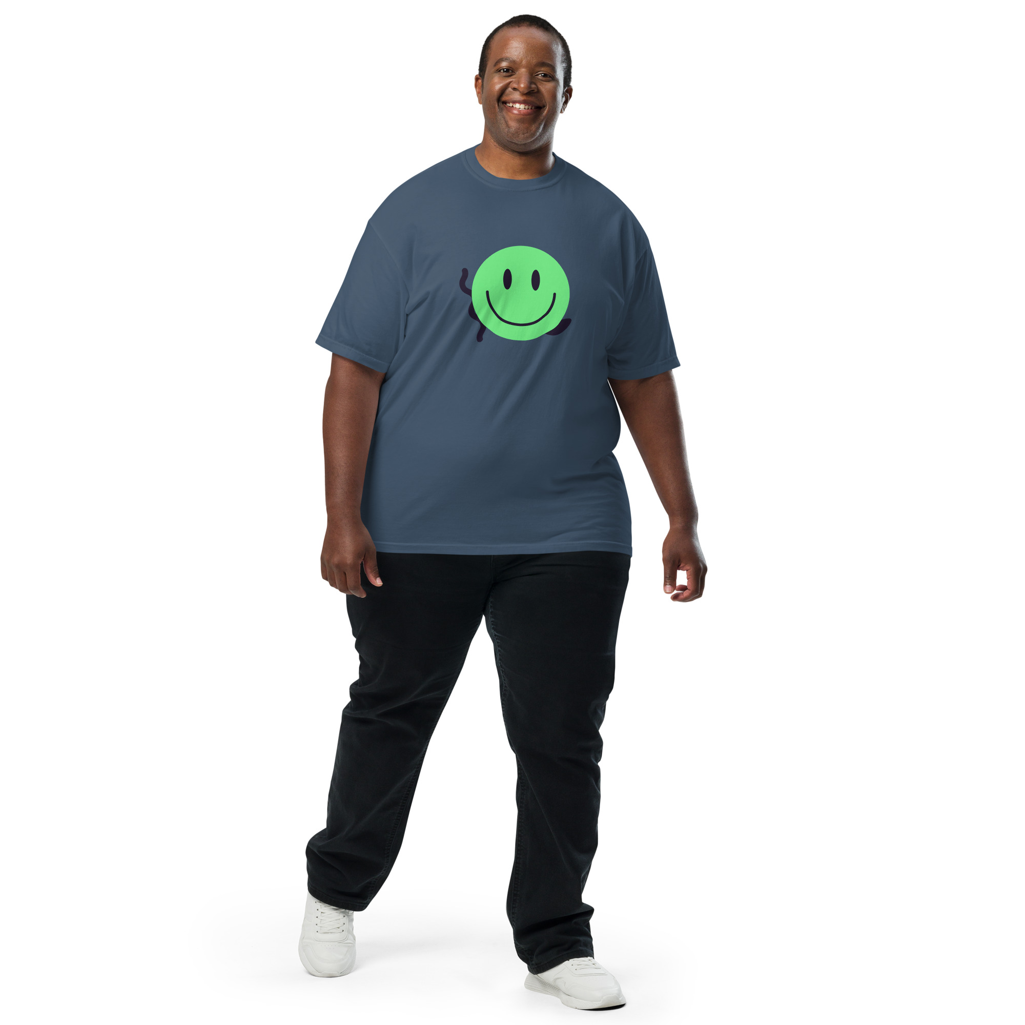 Unisex garment-dyed heavyweight t-shirt "Happy Vibe" - Image 19