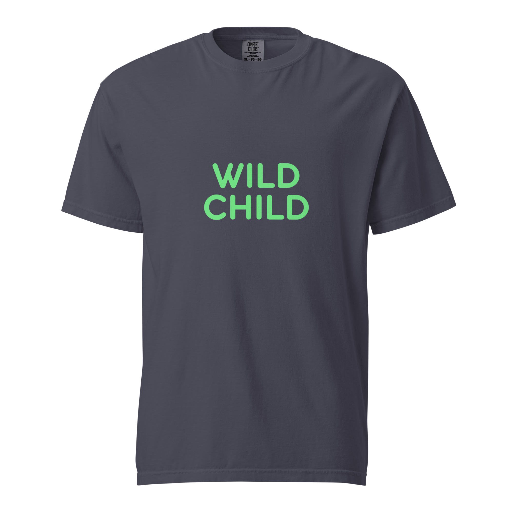 Unisex garment-dyed heavyweight t-shirt "WILD CHILD" - Image 5