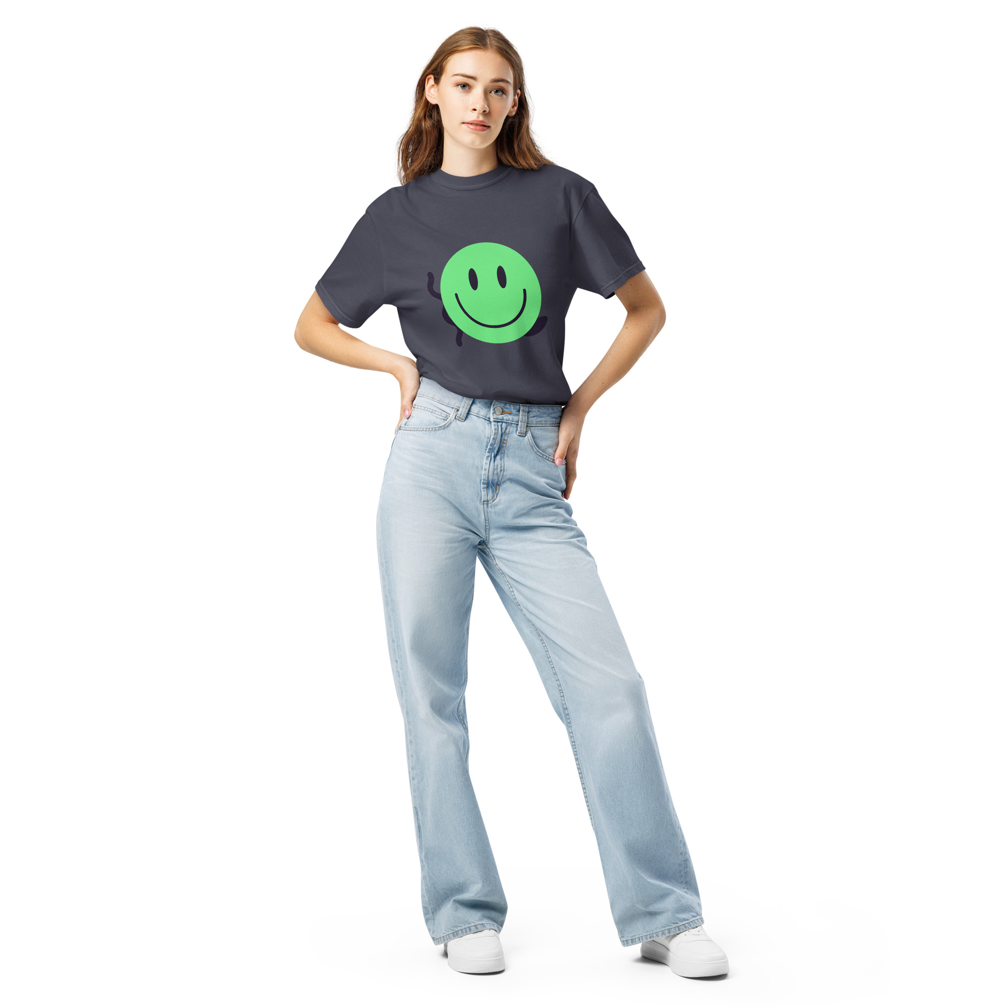 Unisex garment-dyed heavyweight t-shirt "Happy Vibe" - Image 29