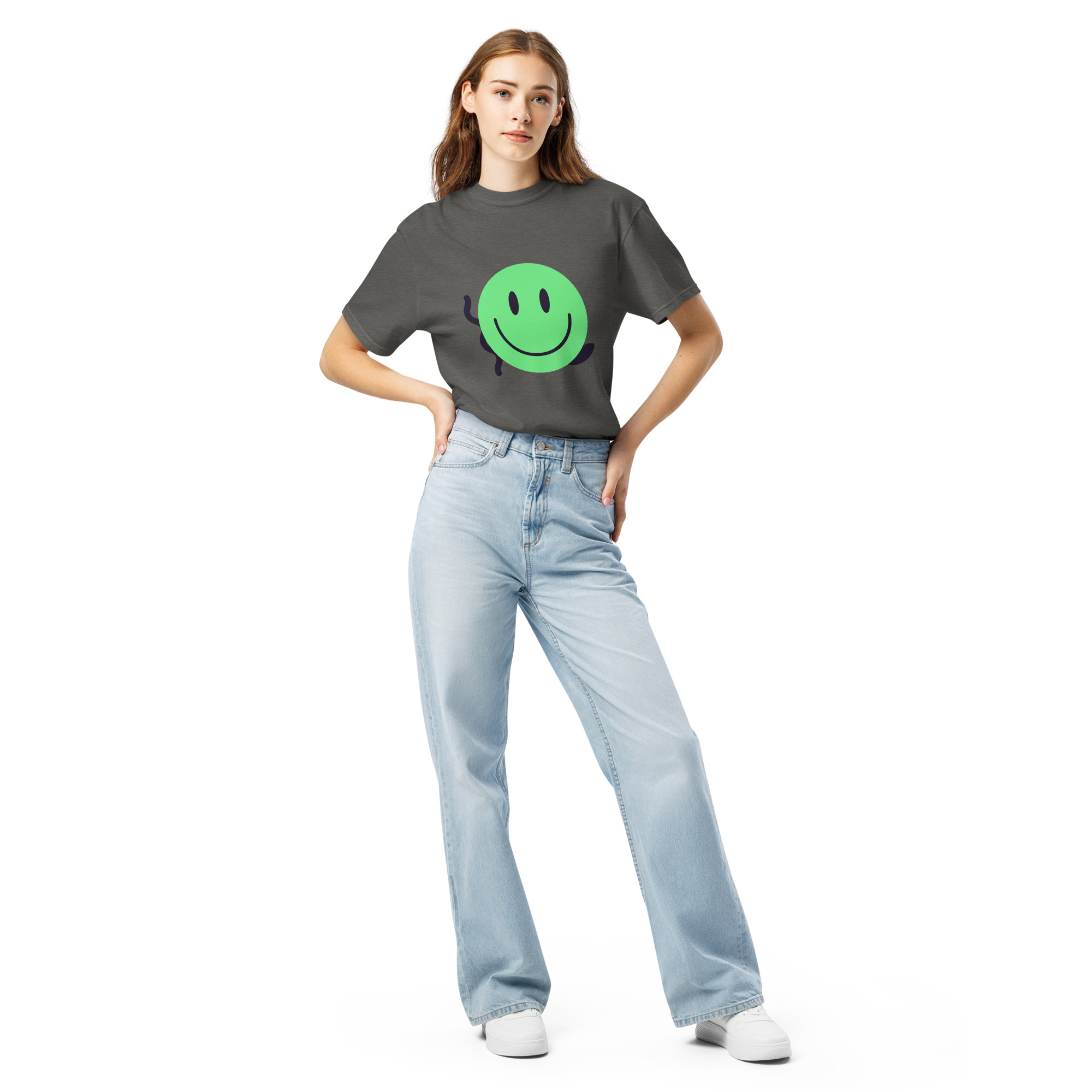 Unisex garment-dyed heavyweight t-shirt "Happy Vibe" - Image 33