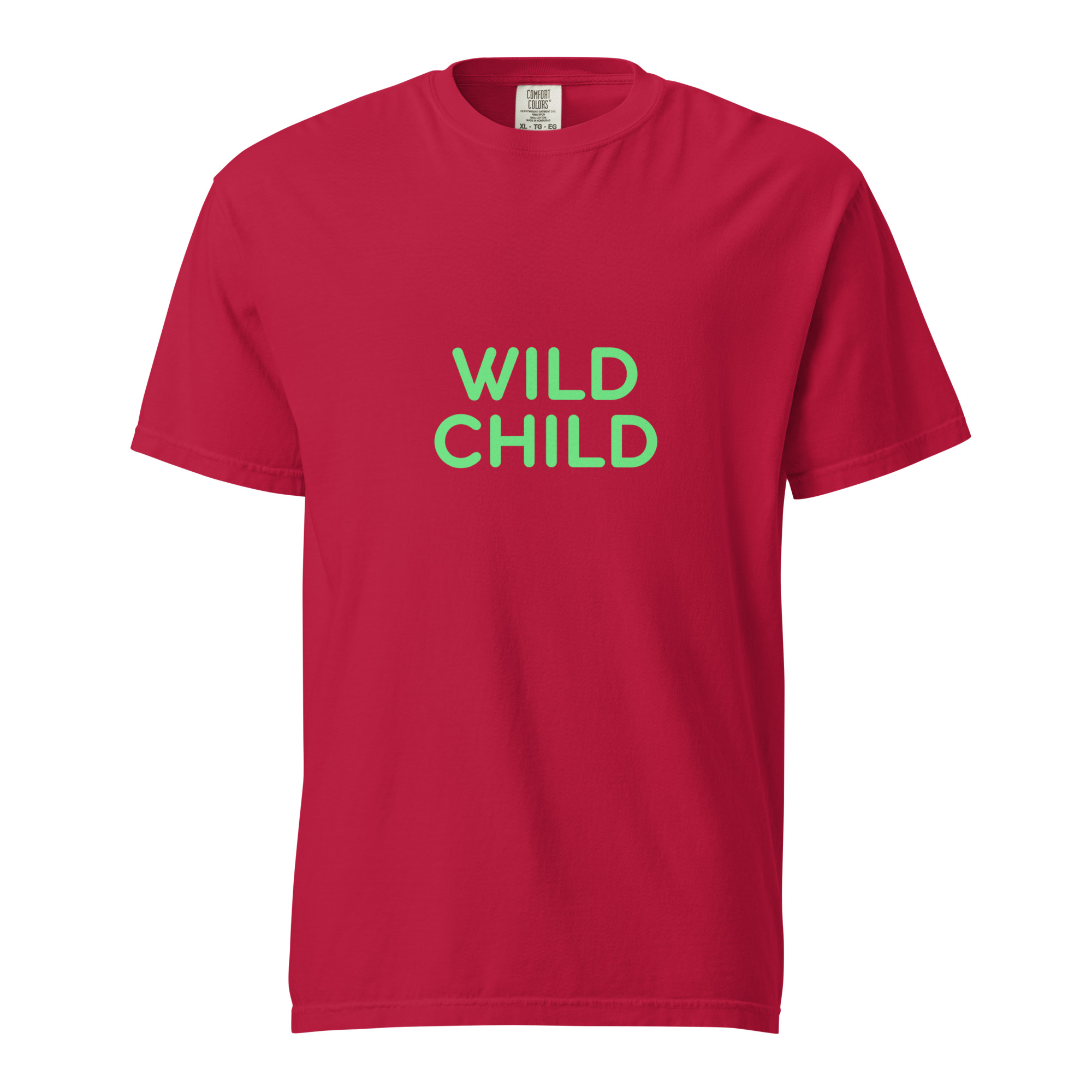 Unisex garment-dyed heavyweight t-shirt "WILD CHILD" - Image 3