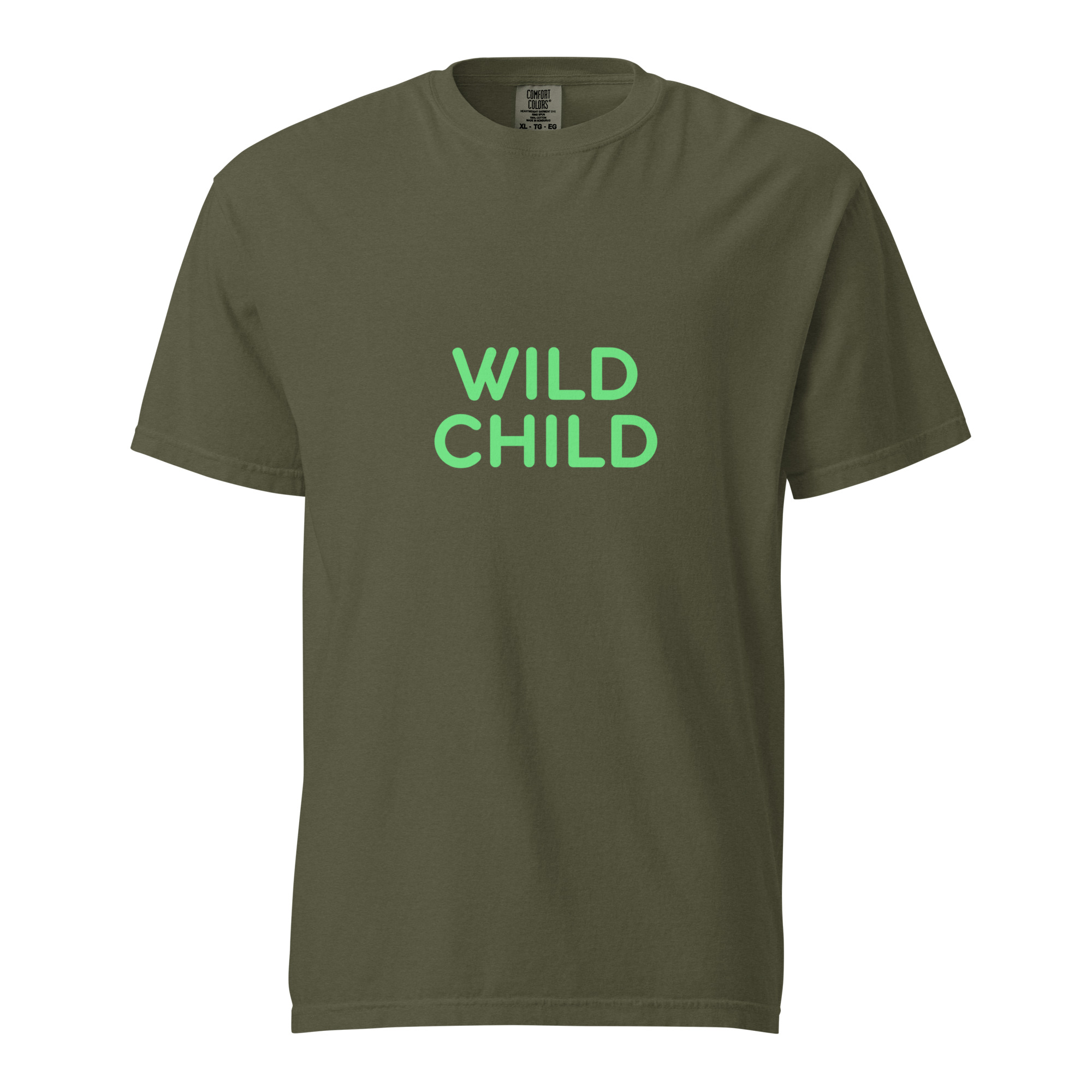 Unisex garment-dyed heavyweight t-shirt "WILD CHILD" - Image 6