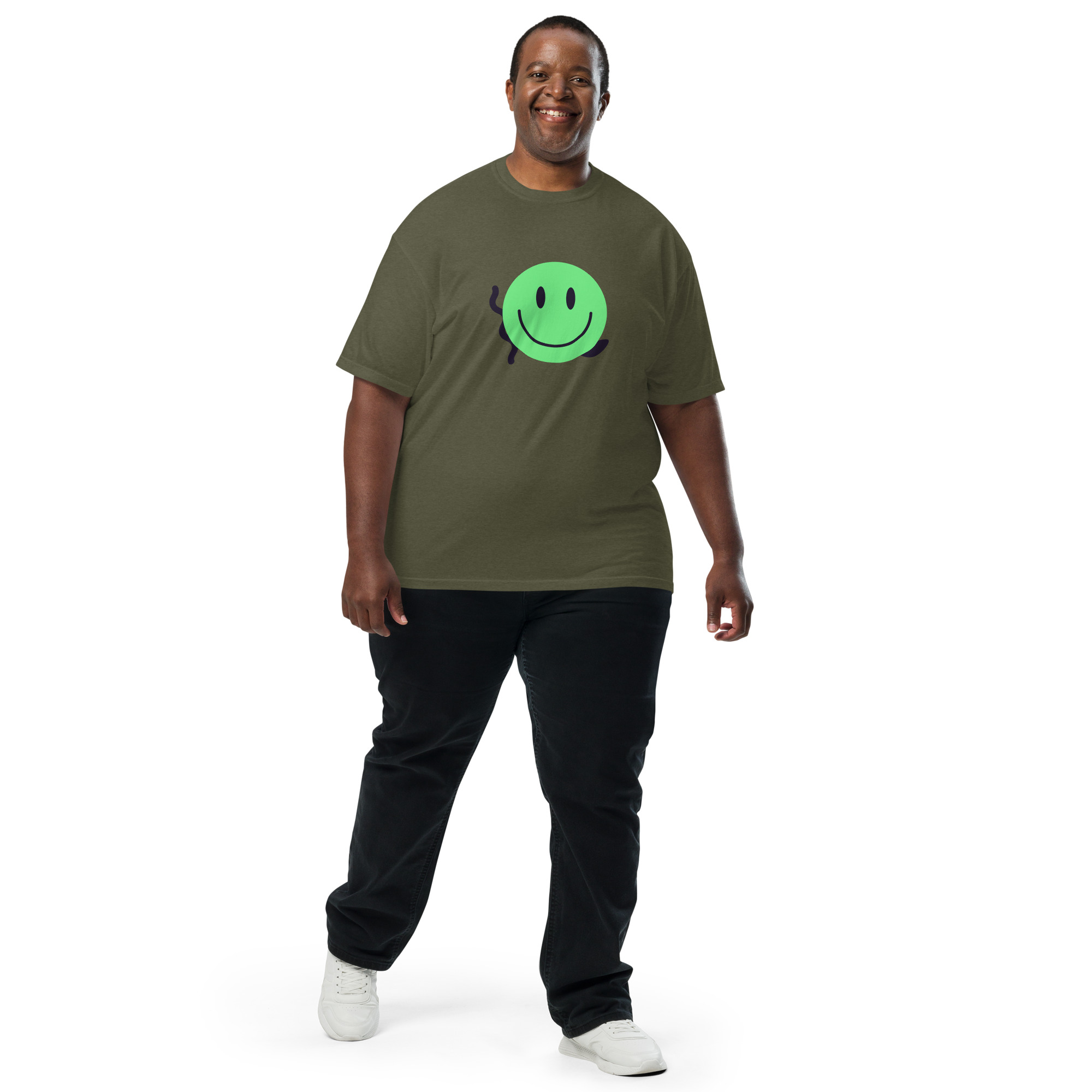 Unisex garment-dyed heavyweight t-shirt "Happy Vibe" - Image 18