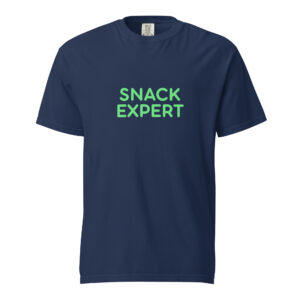 Alternative view of Unisex garment-dyed heavyweight t-shirt "SNACK EXPERT"