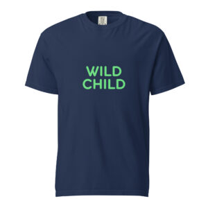Alternative view of Unisex garment-dyed heavyweight t-shirt "WILD CHILD"