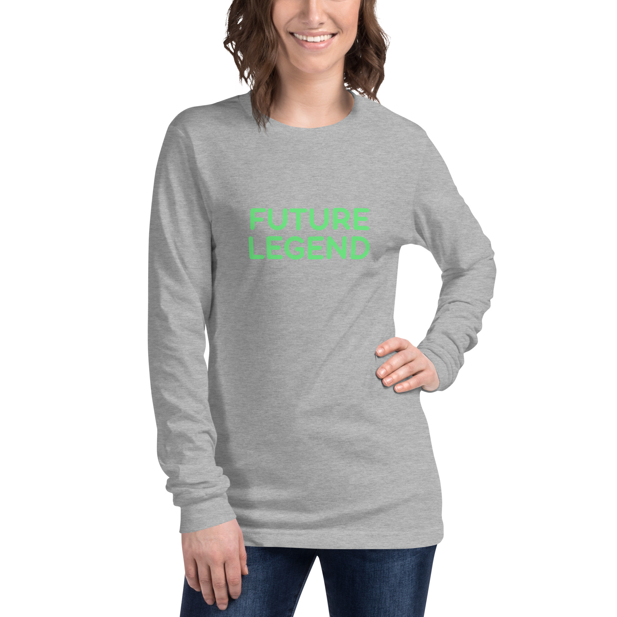 Unisex Long Sleeve Tee "FUTURE LEGEND" - Image 51